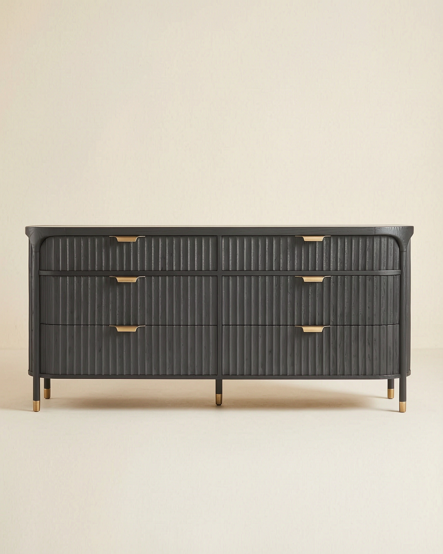 Noir Fluted Dresser