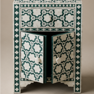 Nusrat Cyan Side Table